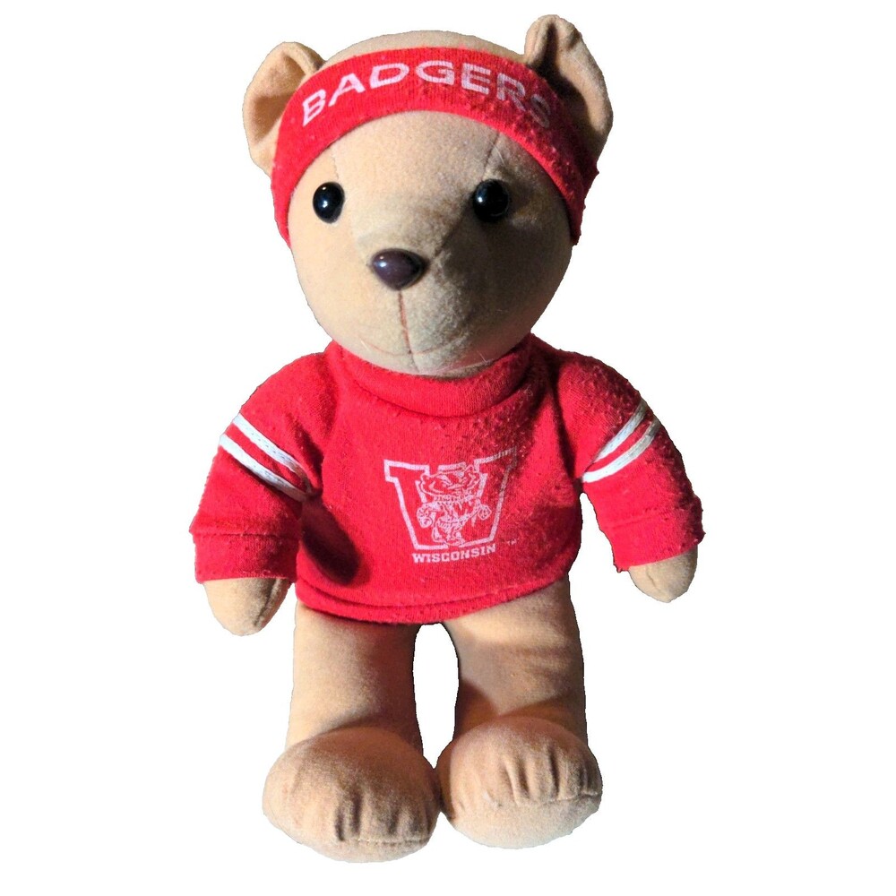 Stuffins Plush UW Badger Bear Vintage  1996